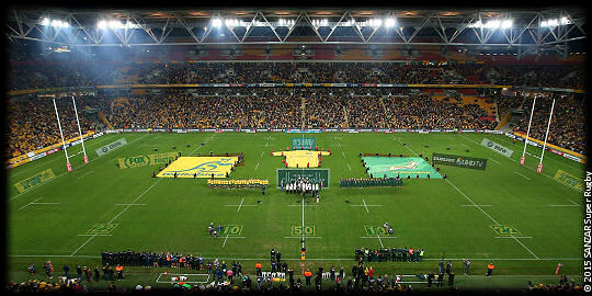 Wallabies Springboks Suncorp Stadium anthems TRC 2015
